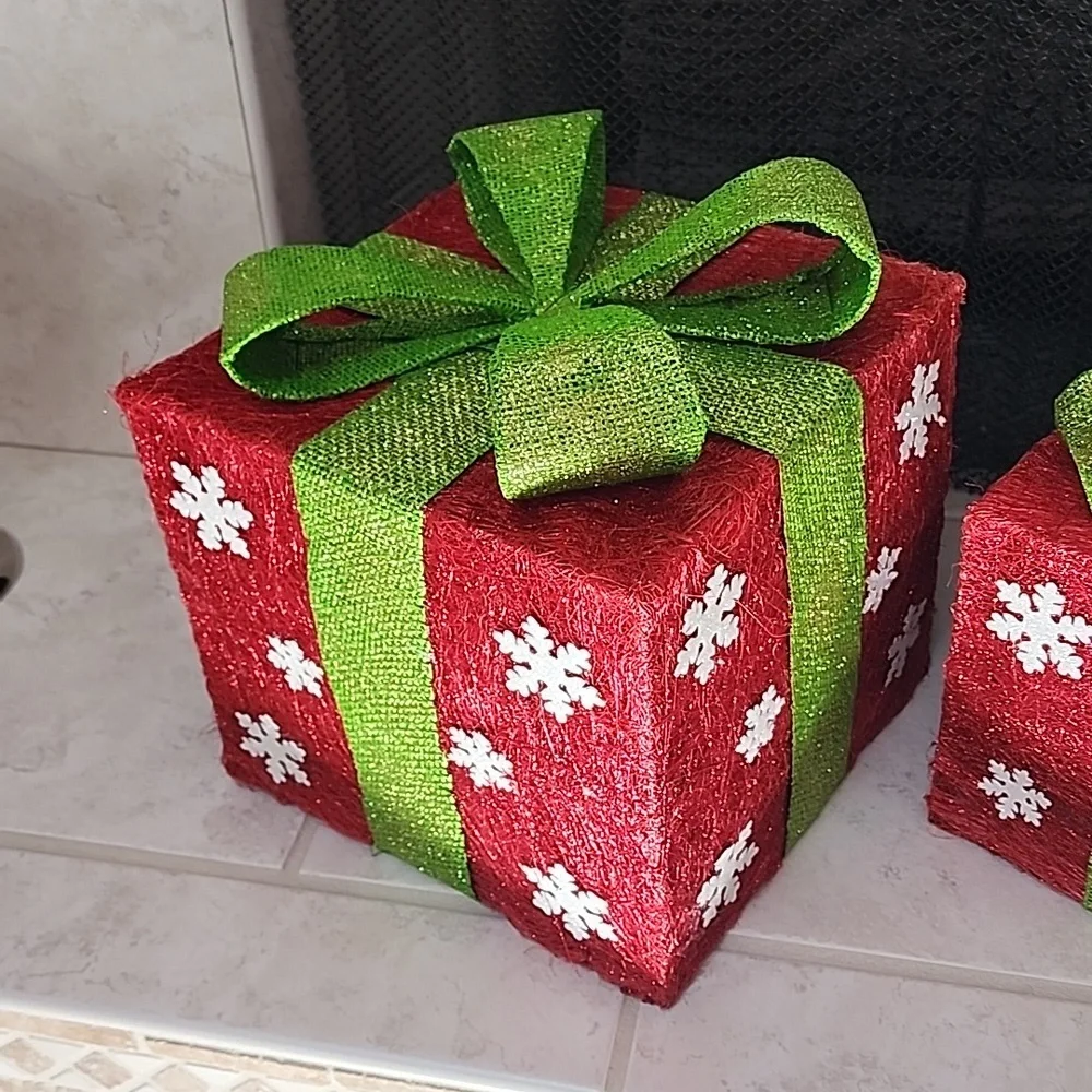 🎄 PIER 1 SISAL CHRISTMAS NESTING BOXES 🎄